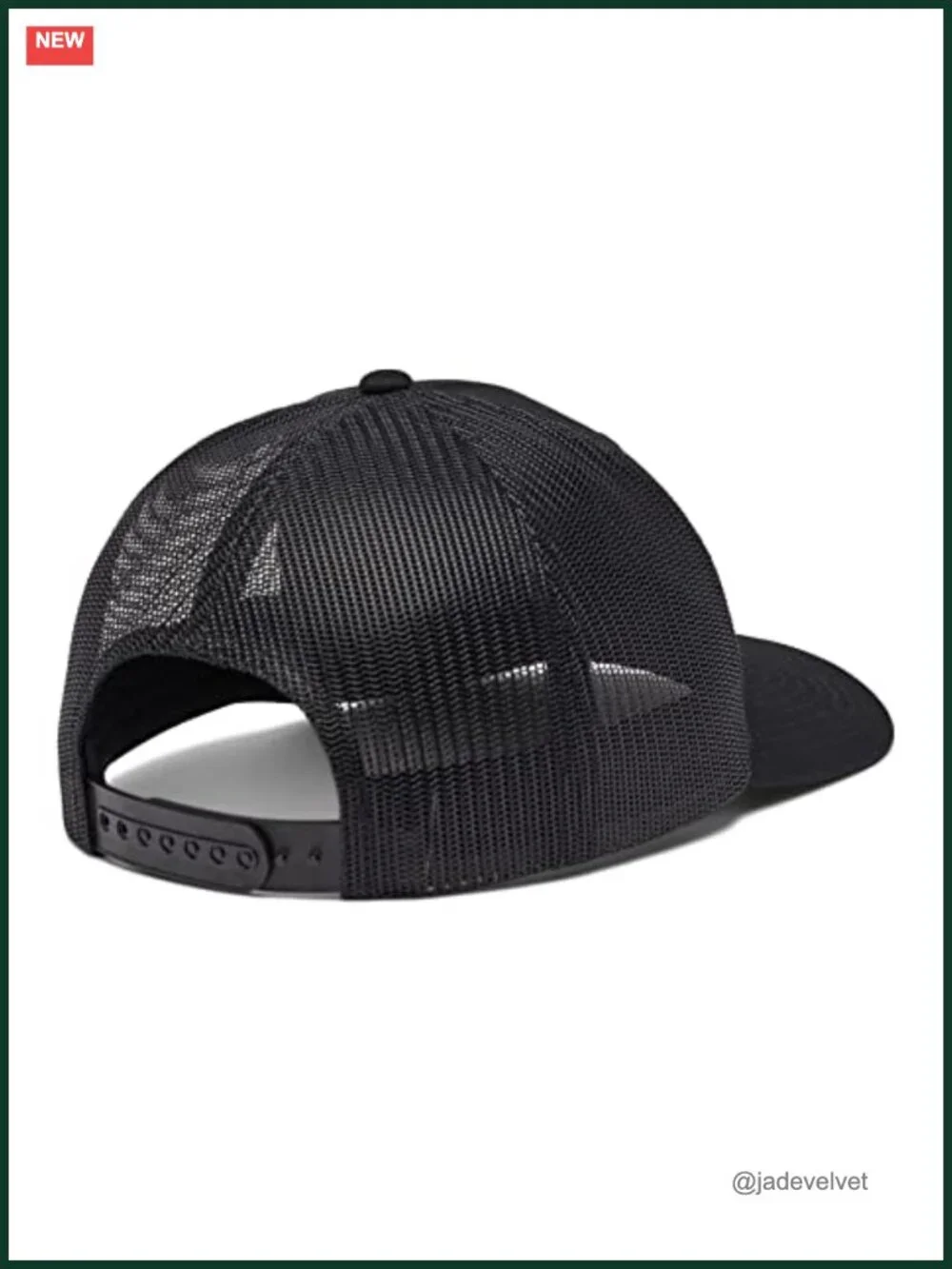 Mesh Snapback Hat with Pre-Formed Bill for Outdoor Use